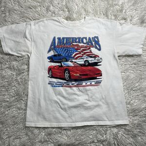 Corvette America Sports Car Vintage T Shirt Size XL